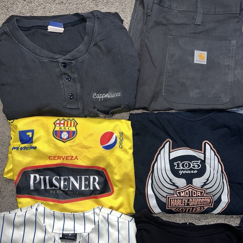 Vintage 90's Y2K Wholesale Clothing Lot -20 Piece Bundle | Shirts, Jackets, Mix - Picture 2 of 8